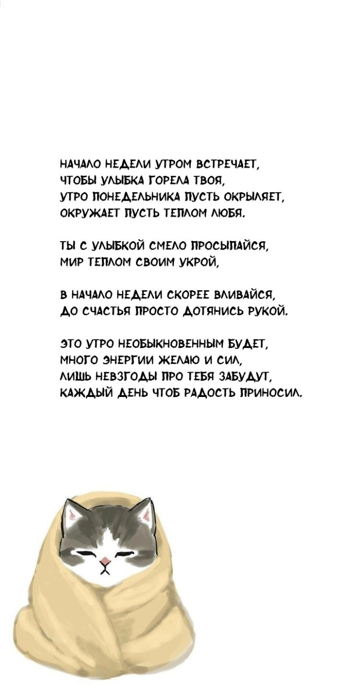 Картинки с Добрым утром понедельника (260 открыток).