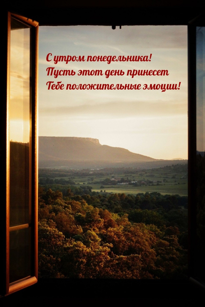 Картинки с Добрым утром понедельника (260 открыток).