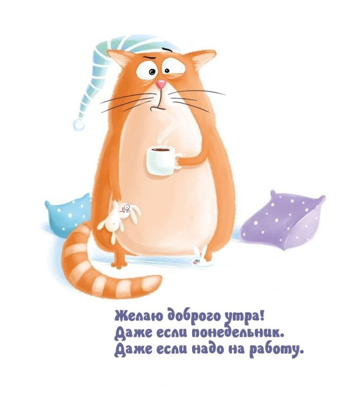 Картинки с Добрым утром понедельника (260 открыток).