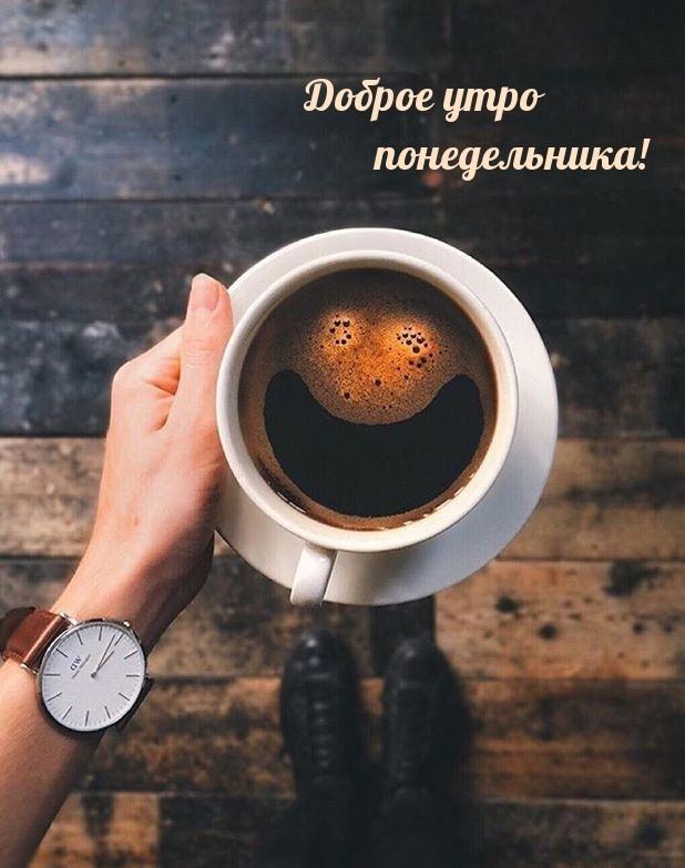 Картинки с Добрым утром понедельника (260 открыток).