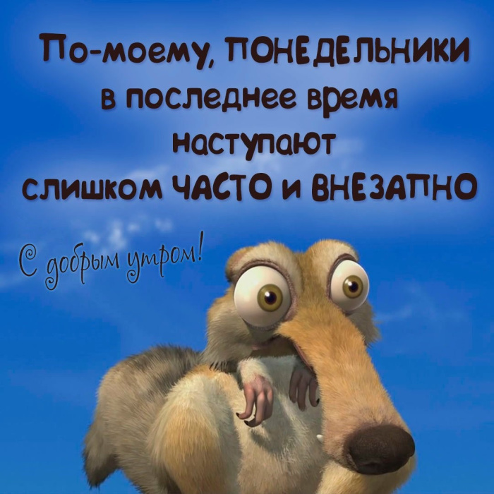 Картинки с Добрым утром понедельника (260 открыток).