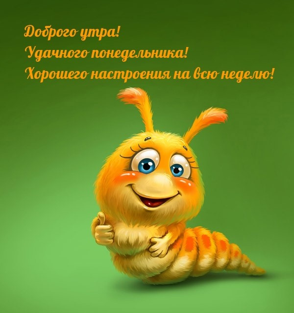Картинки с Добрым утром понедельника (260 открыток).