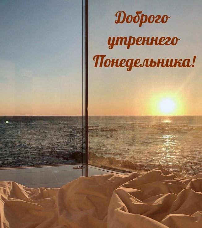Картинки с Добрым утром понедельника (260 открыток).