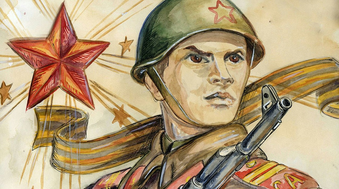 Детские рисунки к 9 мая (235 фото). 