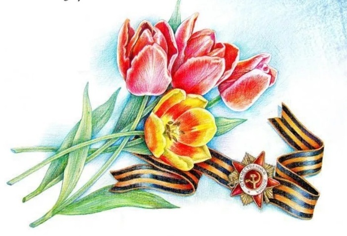 Детские рисунки к 9 мая (235 фото). 