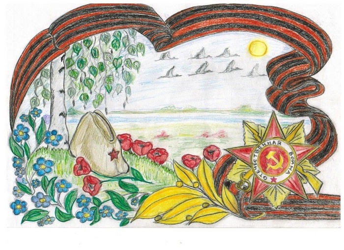 Детские рисунки к 9 мая (235 фото). 