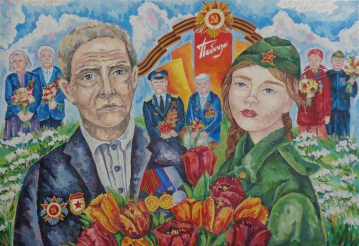 Детские рисунки к 9 мая (235 фото). 