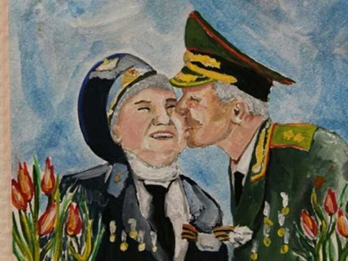 Детские рисунки к 9 мая (235 фото). 