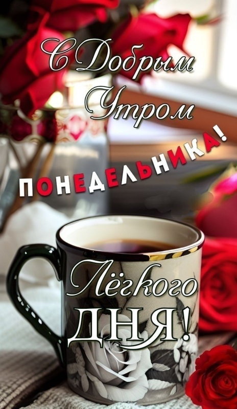 Картинки "Доброе утро понедельника" . Красивые картинки Доброе утро понедельника