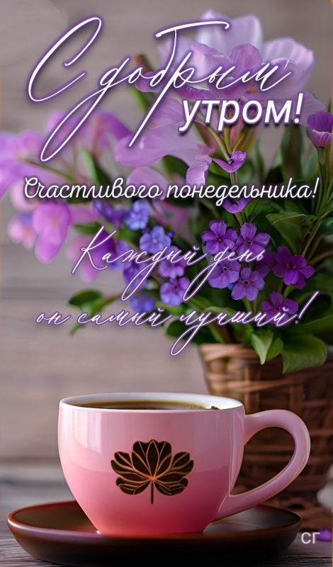 Картинки Доброе утро понедельника (90 открыток). Красивые картинки Доброе утро понедельника