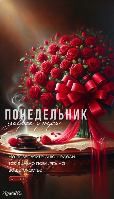 Картинки Доброе утро понедельника (90 открыток). Красивые картинки Доброе утро понедельника