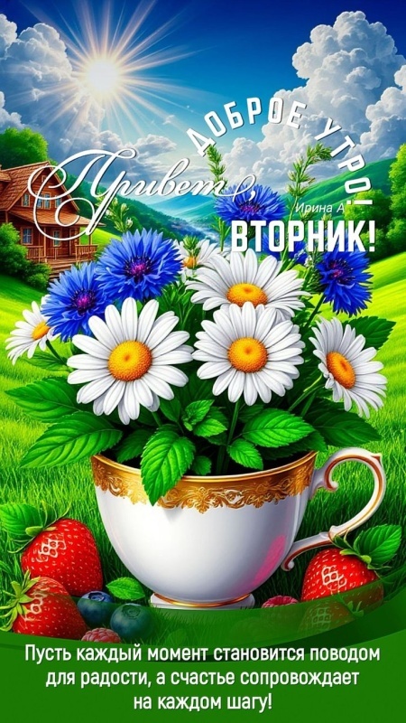 Картинки Доброе утро вторника. Картинки Доброе утро вторника - красивые и новые