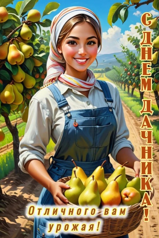 Прикольные открытки с Днем дачника . Прикольные открытки с Днем дачника
