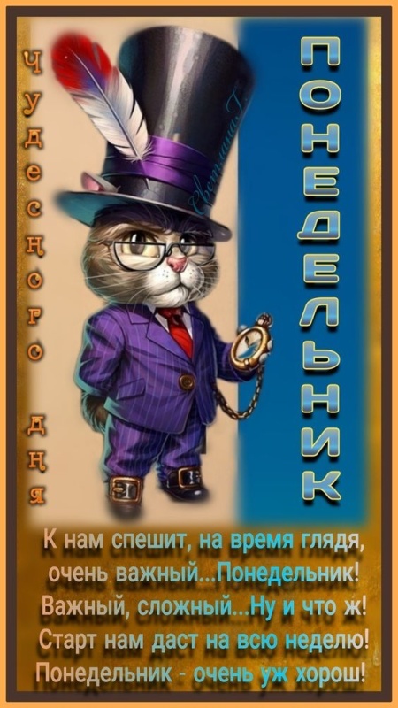 Картинки Доброе утро понедельника (90 открыток). Прикольные картинки Доброе утро понедельника
