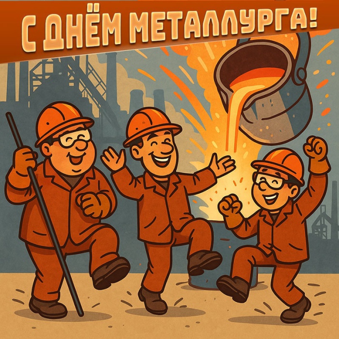 Картинки с Днем металлурга 2025 (40 открыток). Красивые картинки с днем металлурга