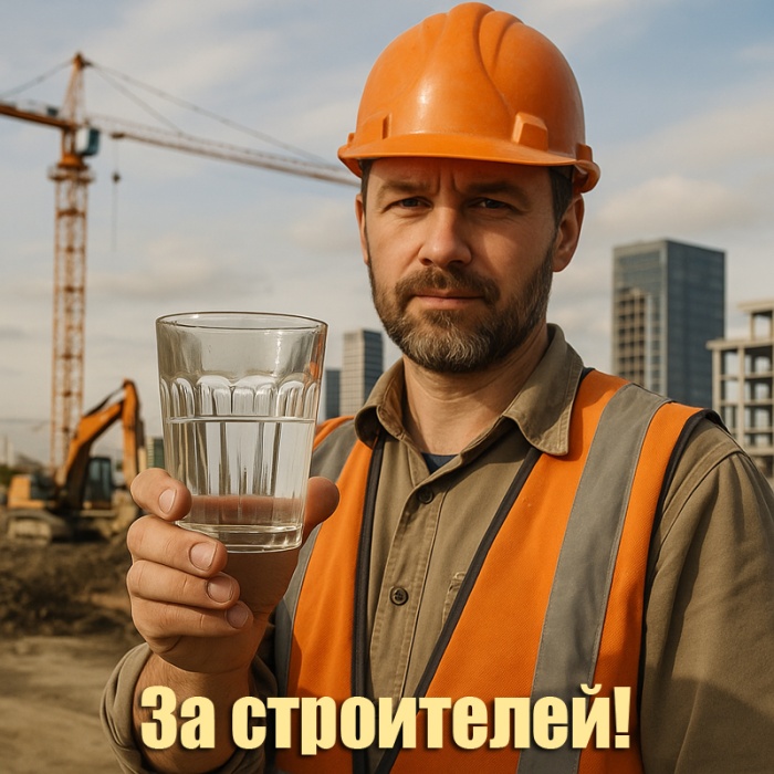 Красивые картинки с Днем строителя 2025