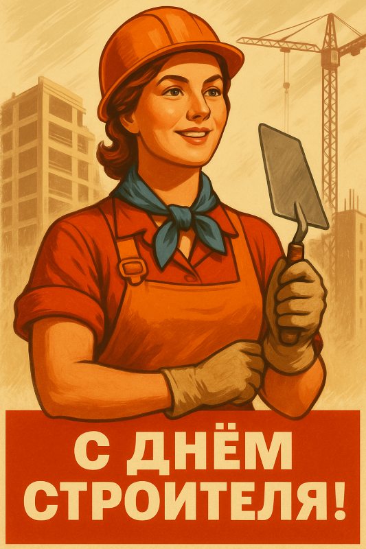 Красивые картинки с Днем строителя 2025. Картинки с Днем строителя красивые