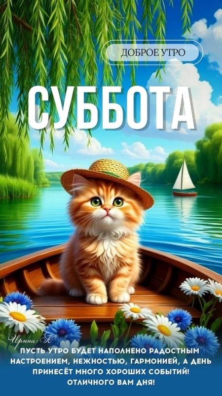 Красивые картинки Доброе утро субботы. Доброе утро субботы - картинки красивые и позитивные