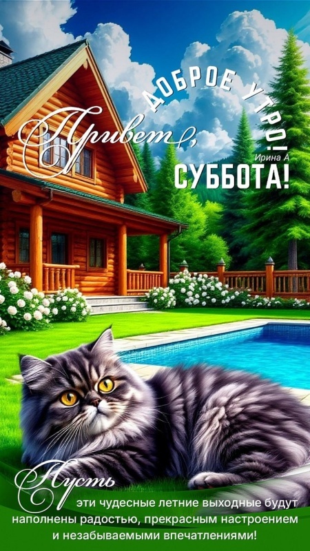 Красивые картинки Доброе утро субботы. Картинки Доброе утро субботы