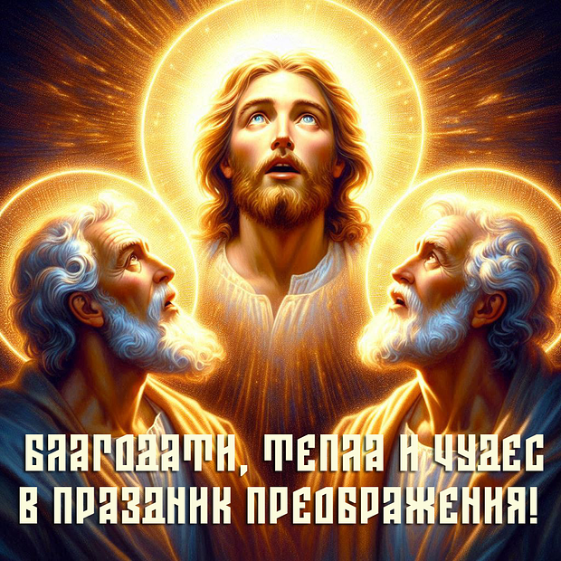 Открытки с Преображением Господним. Преображение Господне - открытки с поздравлениями