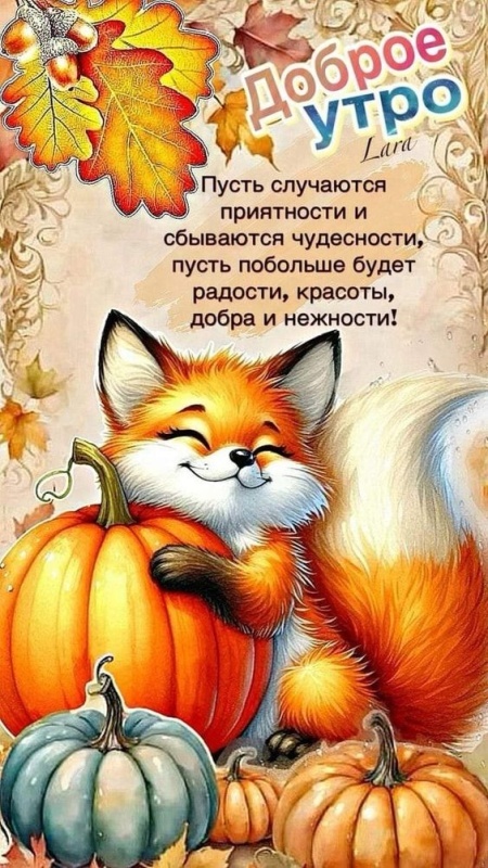 Картинки Доброе осеннее утро. Доброе осеннее утро - картинки позитивные