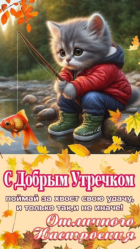 Красивые открытки "Доброе осеннее утро". Доброе осеннее утро - открытки красивые и позитивные