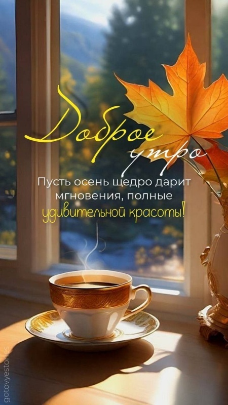 Картинки Доброе осеннее утро. Красивые картинки Доброе осеннее утро
