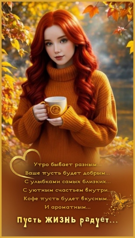 Красивые открытки "Доброе осеннее утро". Открытки "Доброе осеннее утро" (красивые и новые)