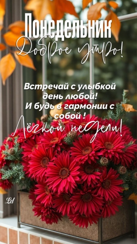 Картинки Доброе утро понедельника (90 открыток). Осенние картинки Доброе утро понедельника