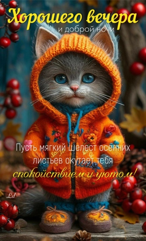 Картинки "Добрый осенний вечер". Добрый вечер - осенние картинки с пожеланиями