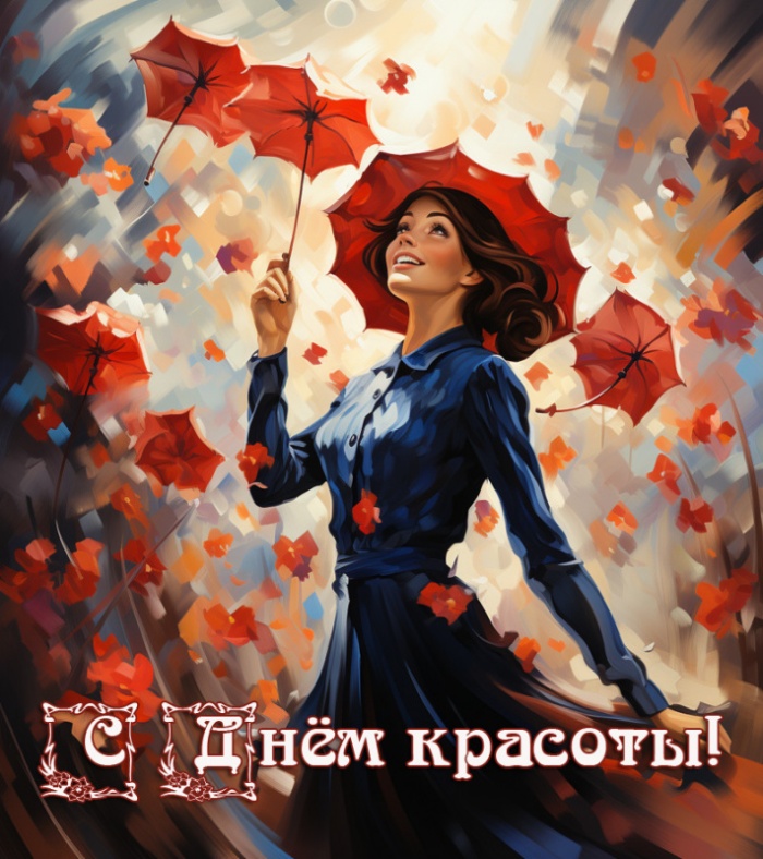 Открытки и картинки с Международным Днем красоты. Открытки с Международным Днем красоты