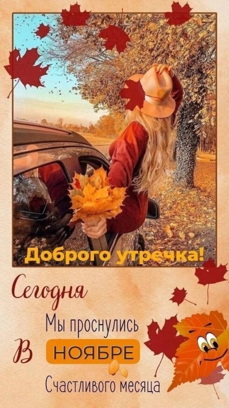 Красивые картинки Доброе осеннее утро. Картинки Доброе осеннее утро ноября
