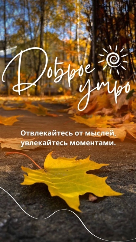 Красивые открытки "Доброе осеннее утро". Красивые открытки "С добрым осенним утром"