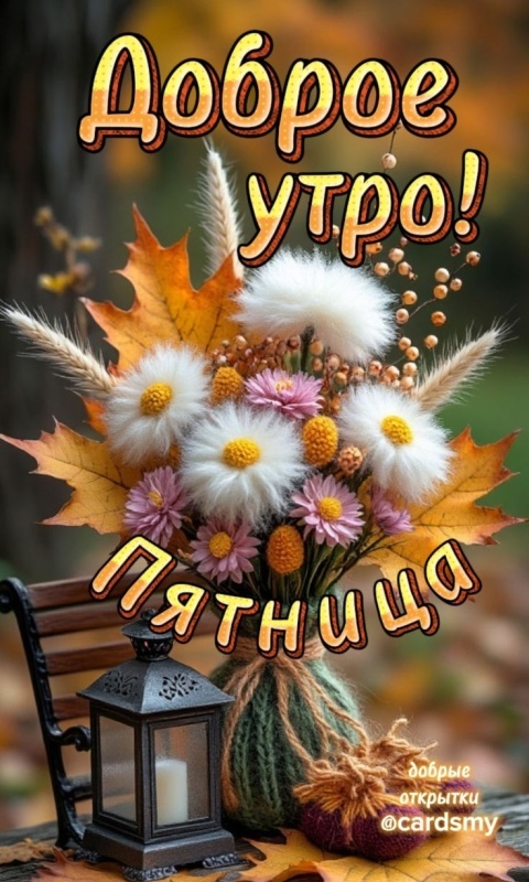 Картинки "Доброе утро пятницы" осенние. Красивые осенние картинки Доброе утро пятница