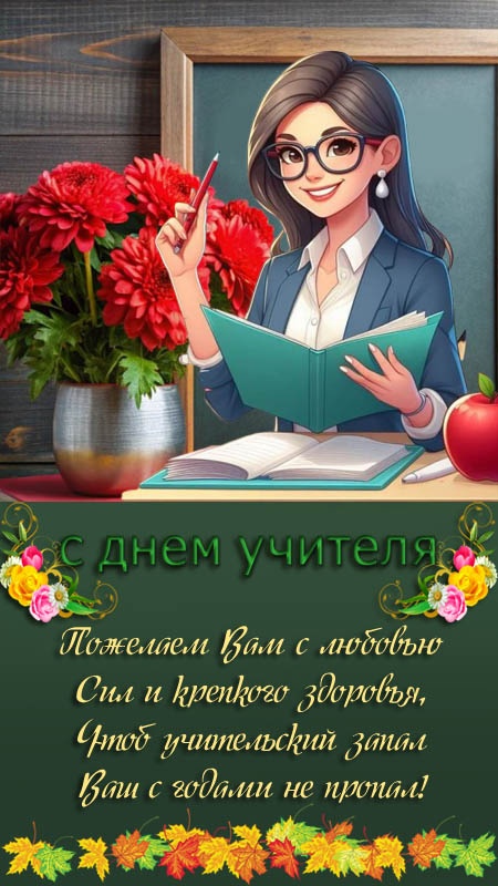 Открытки "С Днем учителя" красивые и прикольные (140+ картинок). Красивые картинки на День учителя