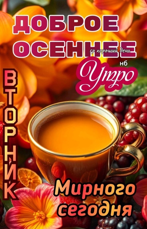 Осенние картинки доброе утро втроника. Необычные осенние картинки Доброе утро 