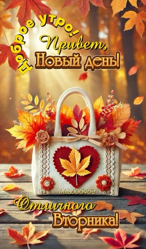 Осенние картинки доброе утро втроника. Красивые картинки Доброе утро вторника