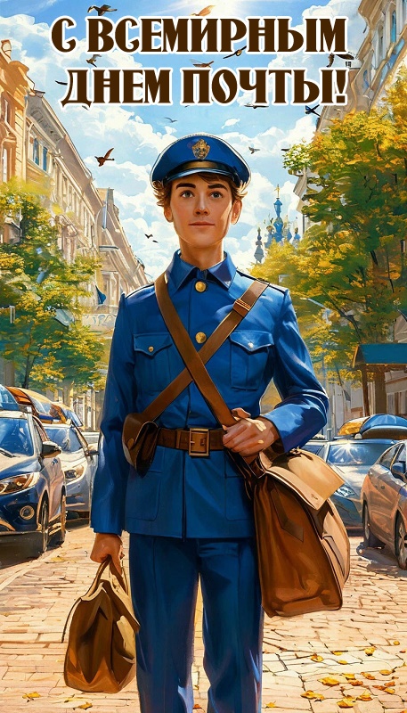 Картинки и открытки с Всемирным Днем почты. Красивые открытки на Всемирный День почты