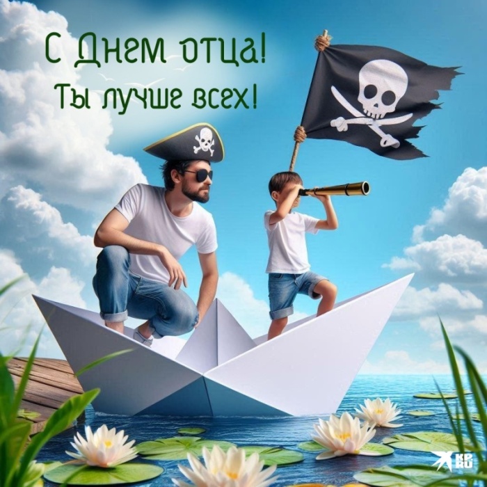Красивые картинки с Днем отца 2025. Картинки с Днем отца (поздравления для папы)