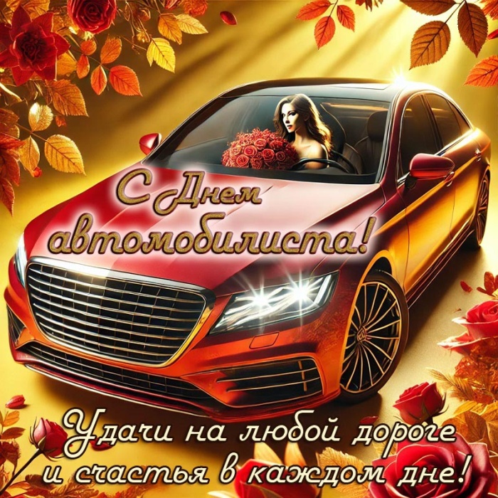 Открытки с Днем автомобилиста 2025. Открытки с поздравлениями на День автомибилиста