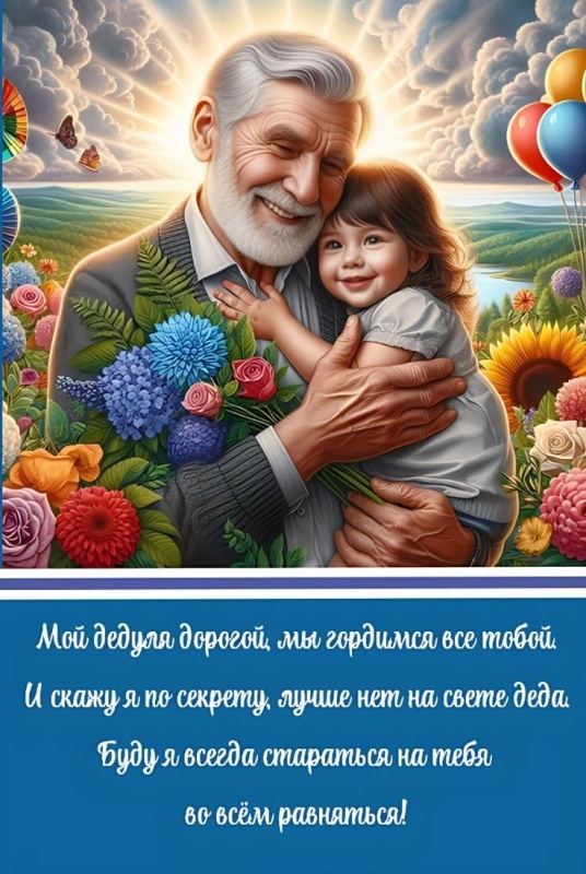 Открытки с Днем бабушек и дедушек 2025. Красивые открытки с Днем бабушек и дедушек