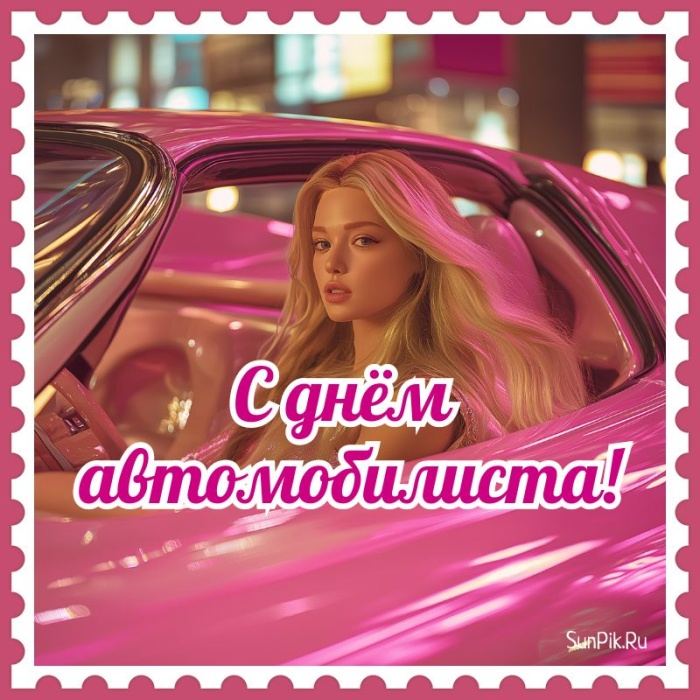 Открытки с Днем автомобилиста 2025. Прикольные открытки с Днем автомобилиста скачать