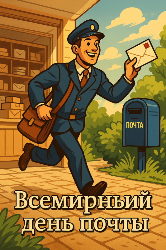 Картинки и открытки с Всемирным Днем почты. Красивые открытки на Всемирный День почты