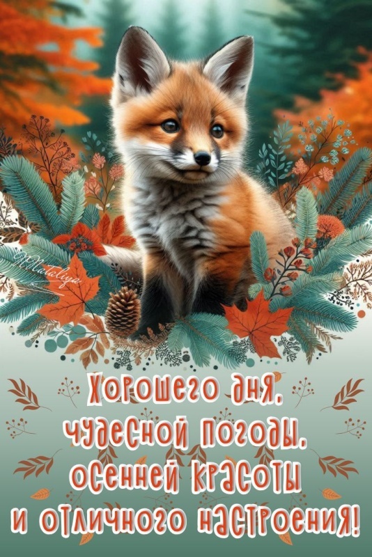 Картинки Хорошего осеннего дня. Позитивные картинки Хорошего осеннего дня