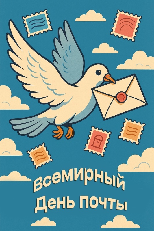 Картинки и открытки с Всемирным Днем почты. Красивые открытки на Всемирный День почты
